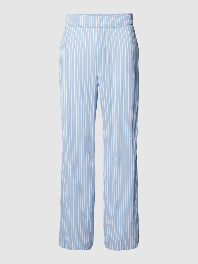 Pyjama-Hose mit Streifenmuster in hellblau