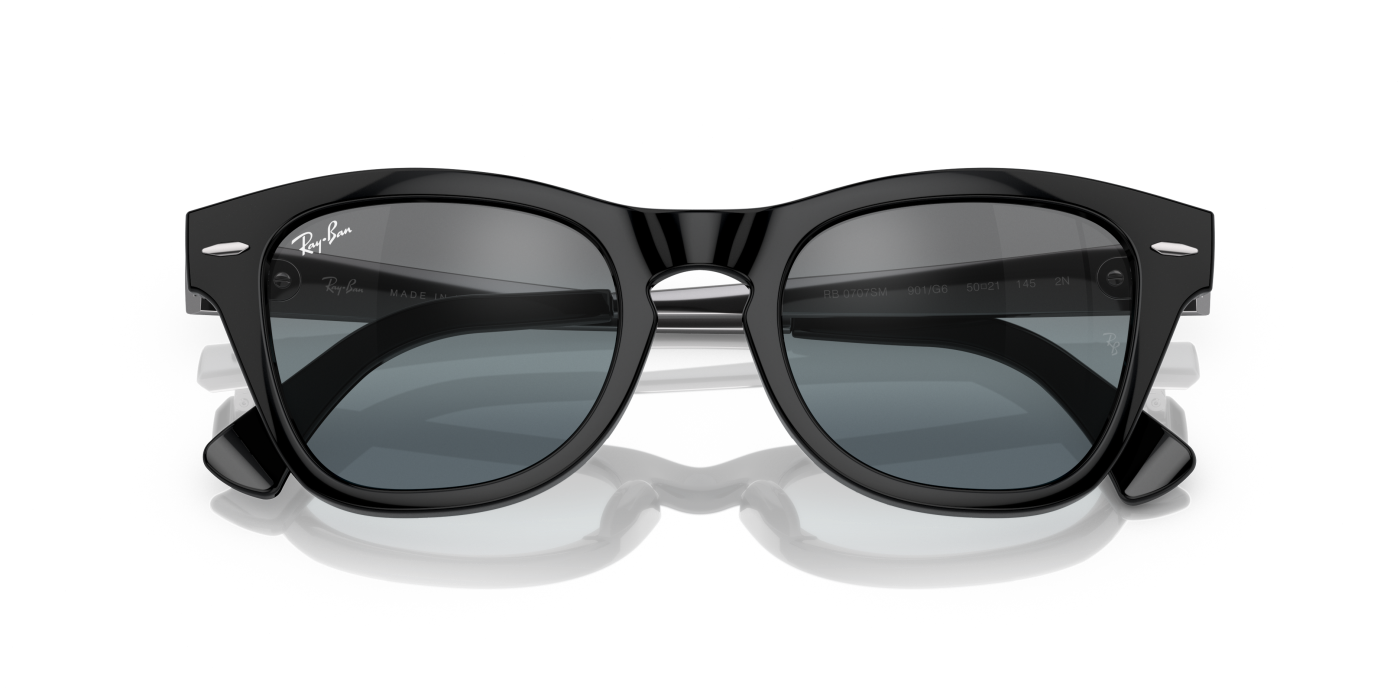 RB0707SM - Negru lucios Albastru Vintage