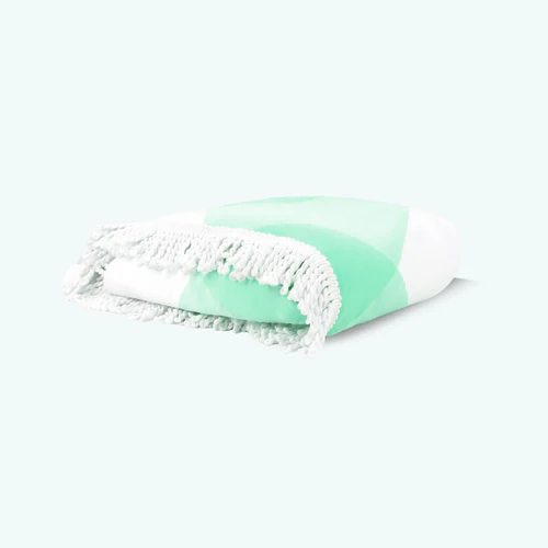 Serviette round Negril Beach vert