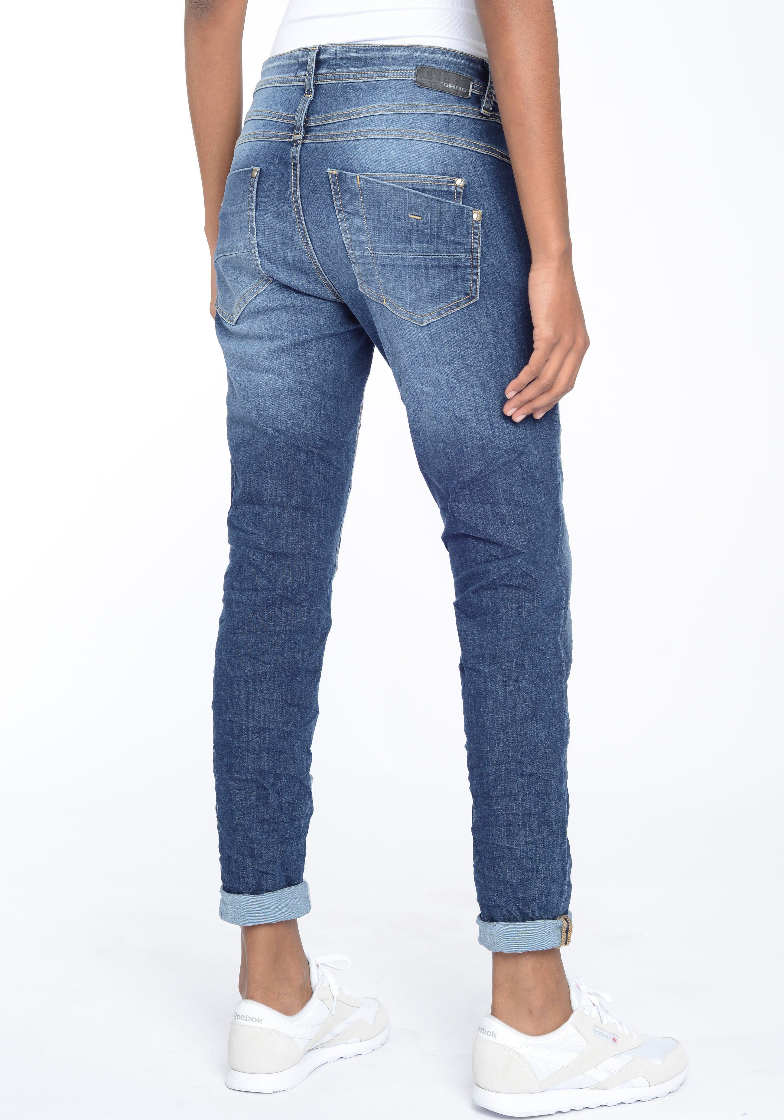 GANG Relax-fit-Jeans 94AMELIE perfekter Sitz durch Elasthan-Anteil