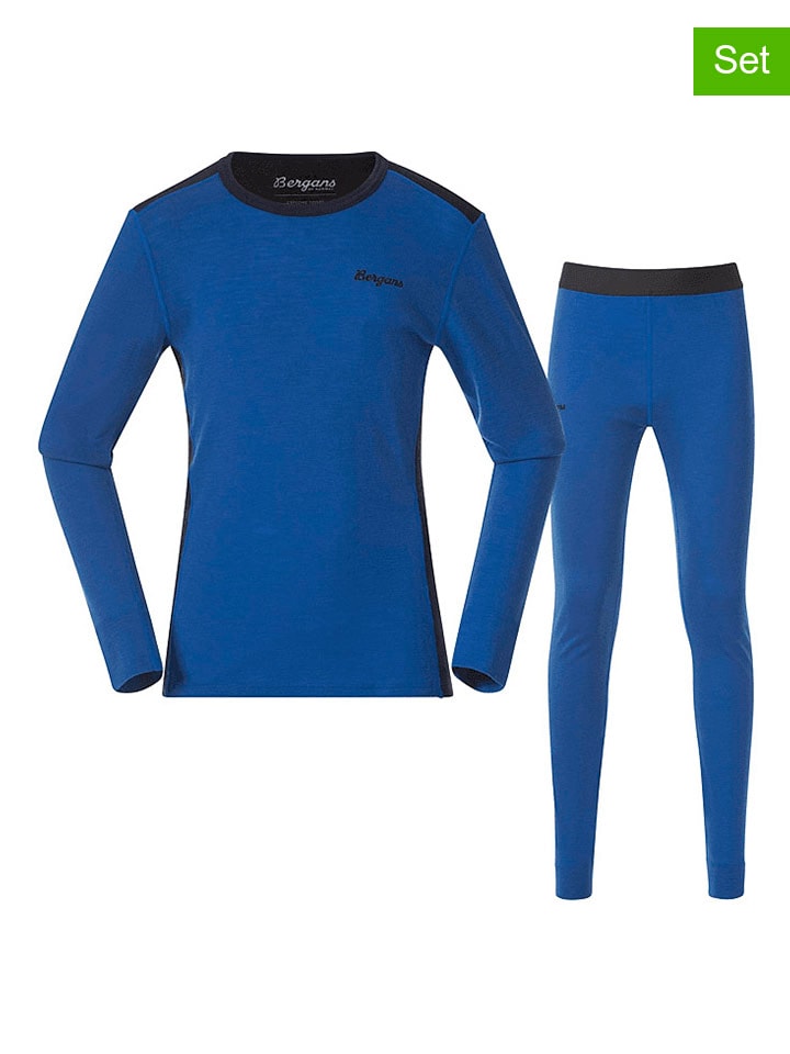 Bergans 2tlg. Funktionswäsche-Set in Blau günstig kaufen