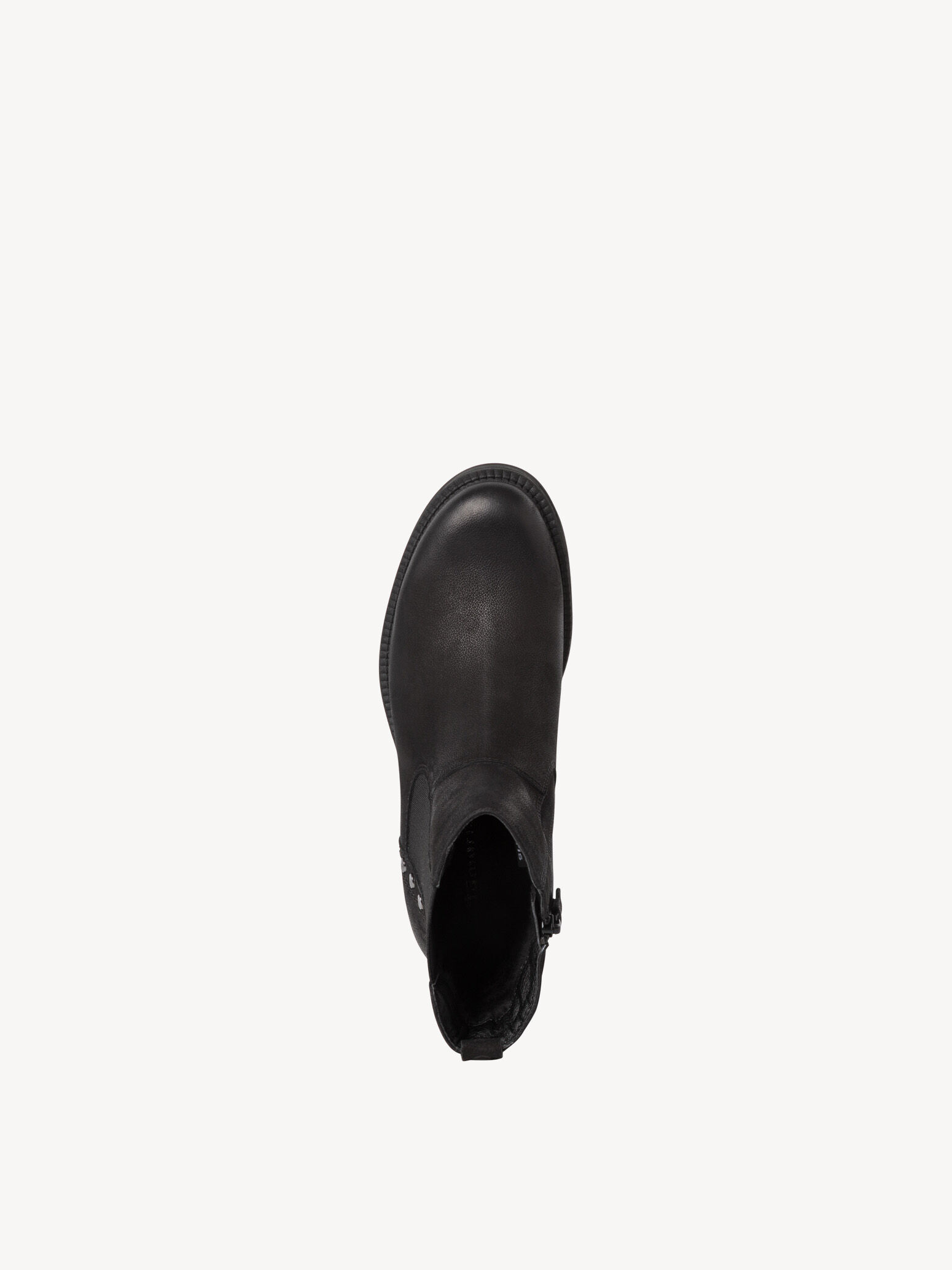 Bottine Chelsea en cuir - noir