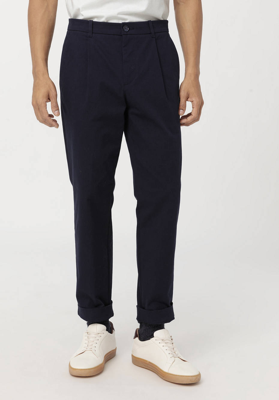Hose Relaxed Fit aus Bio-Baumwolle mit Hanf