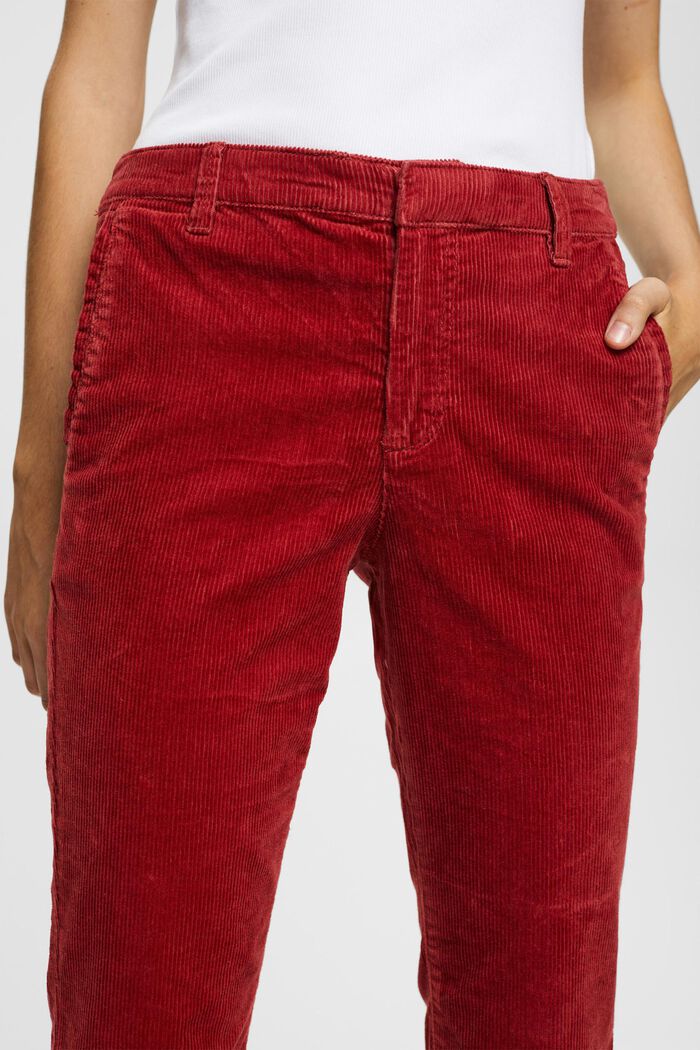 Mid-Rise-Cordhose