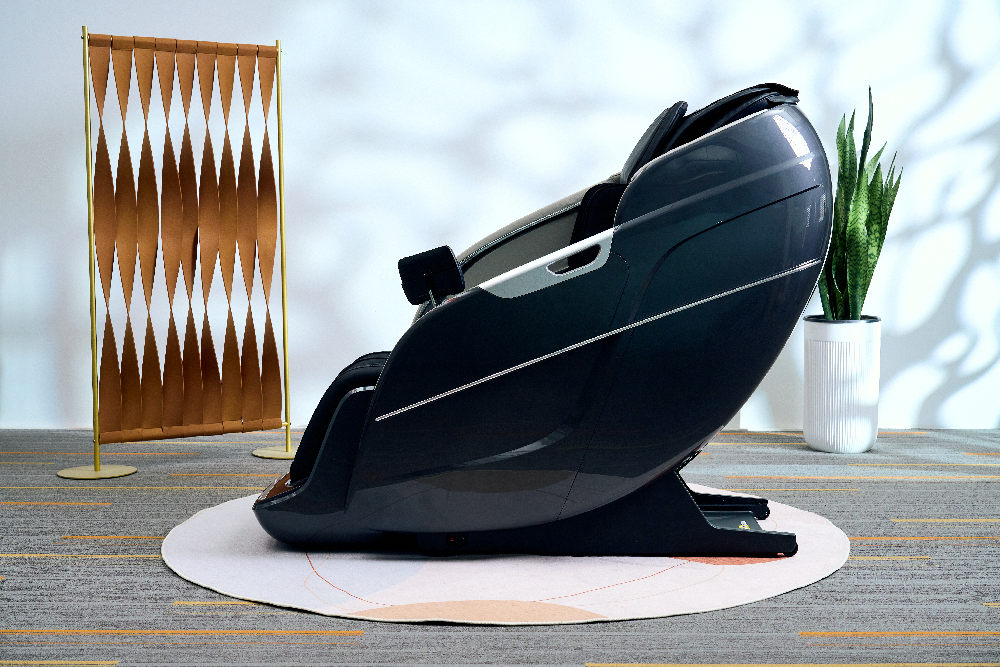 Happy Home Elektrischer Massagesessel mit Airbag & 3D-Massage-Mechanismus, Lautsprecher & Touchscreen-Display