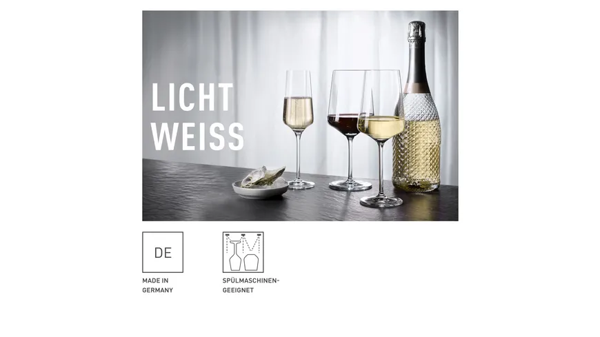 RITZENHOFF Wasserglas Lichtweiss  2er #1 N. Niggemeier H22