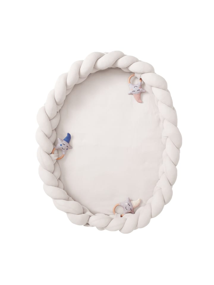 nordic coast company  Baby Nest geflochten 3 in 1 Natur günstig kaufen onesize