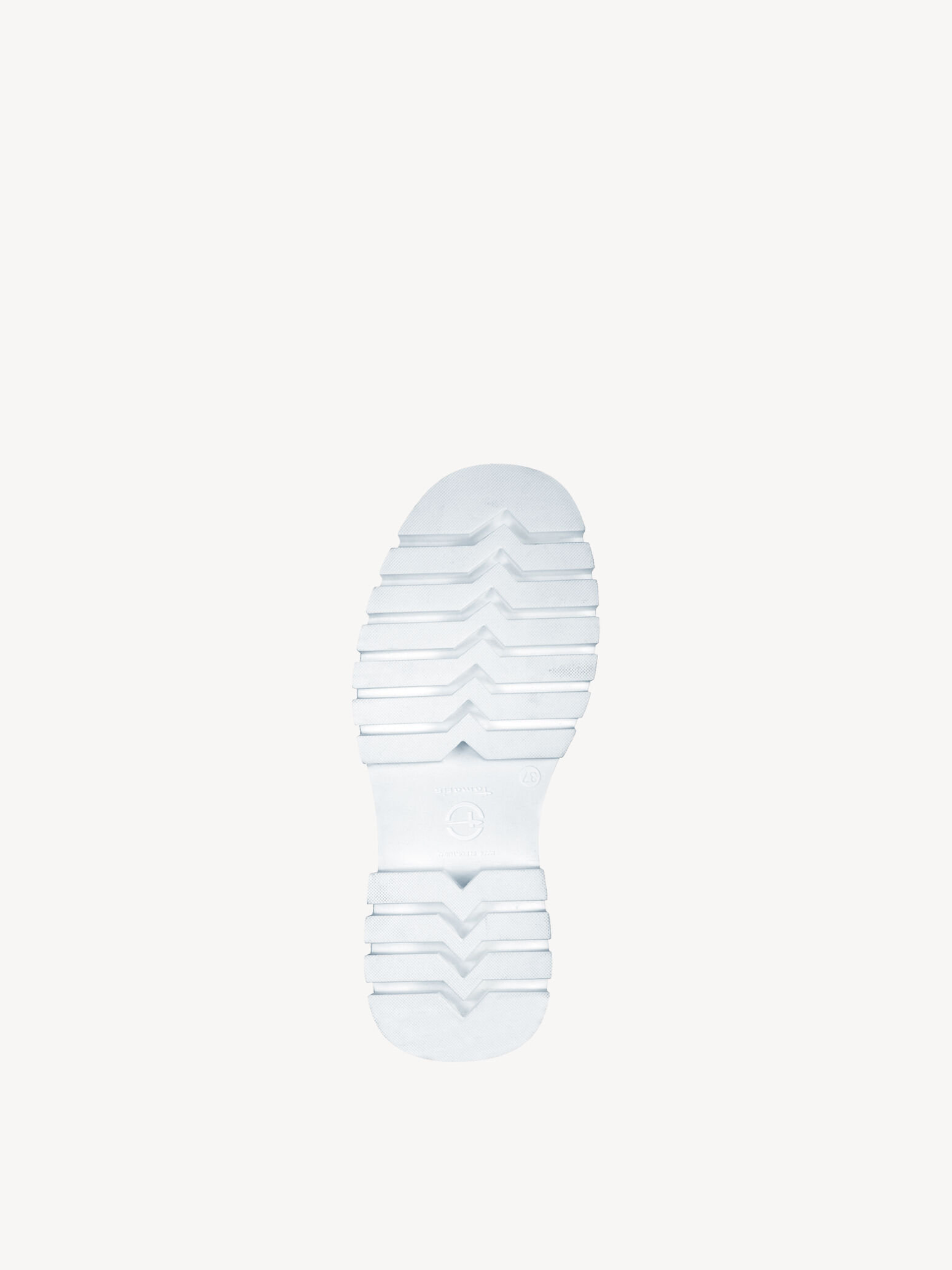 Bottine Chelsea en cuir - blanc