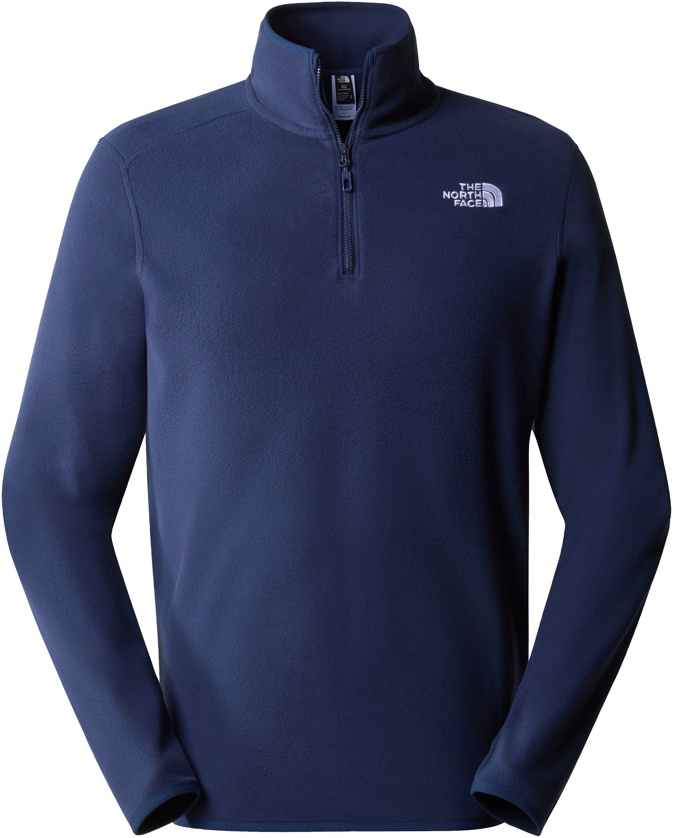 The North Face Fleecejacke 103 GLACIER FLEECE 1/4 ZIP mit dezenten Logostickereien