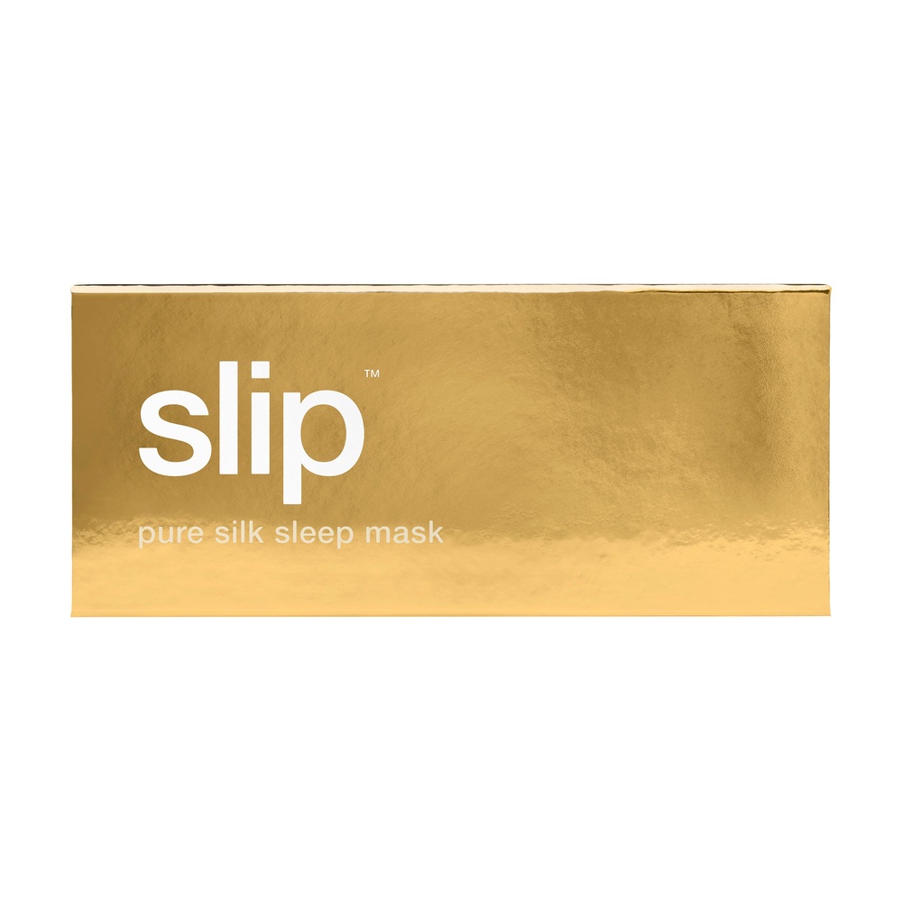slip masque de sommeil pure soie slip - or masque de sommeil