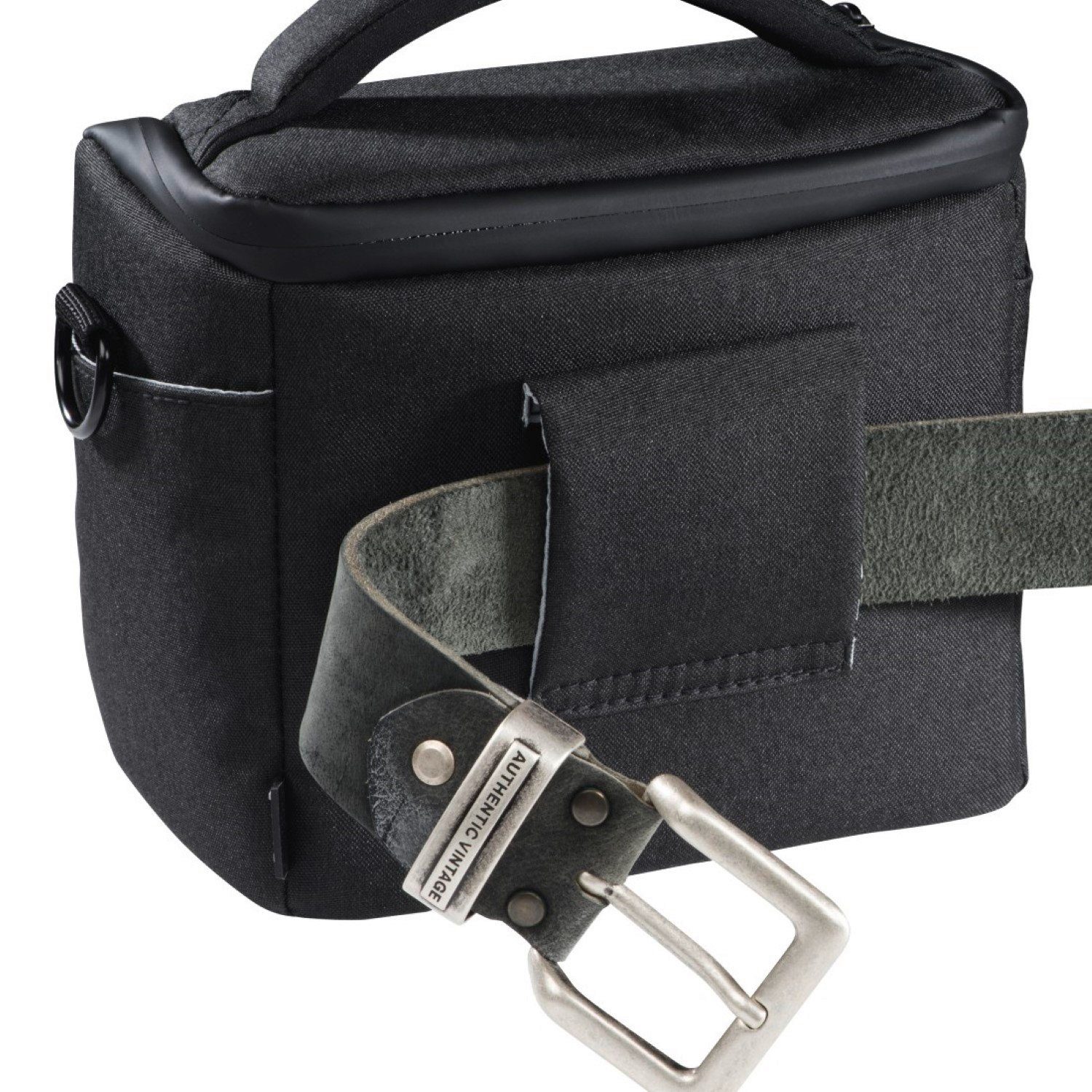 Hama Kameratasche Kamera-Tasche Blau Foto-Tasche Universal, Case Schultergurt Tragegriff Zubehör-Fächer Digitalkamera Systemkamera