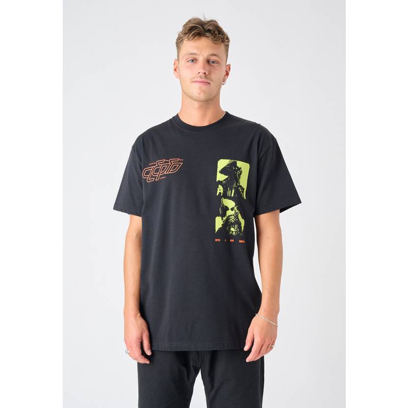 Cleptomanicx Enter Printshirt Herren