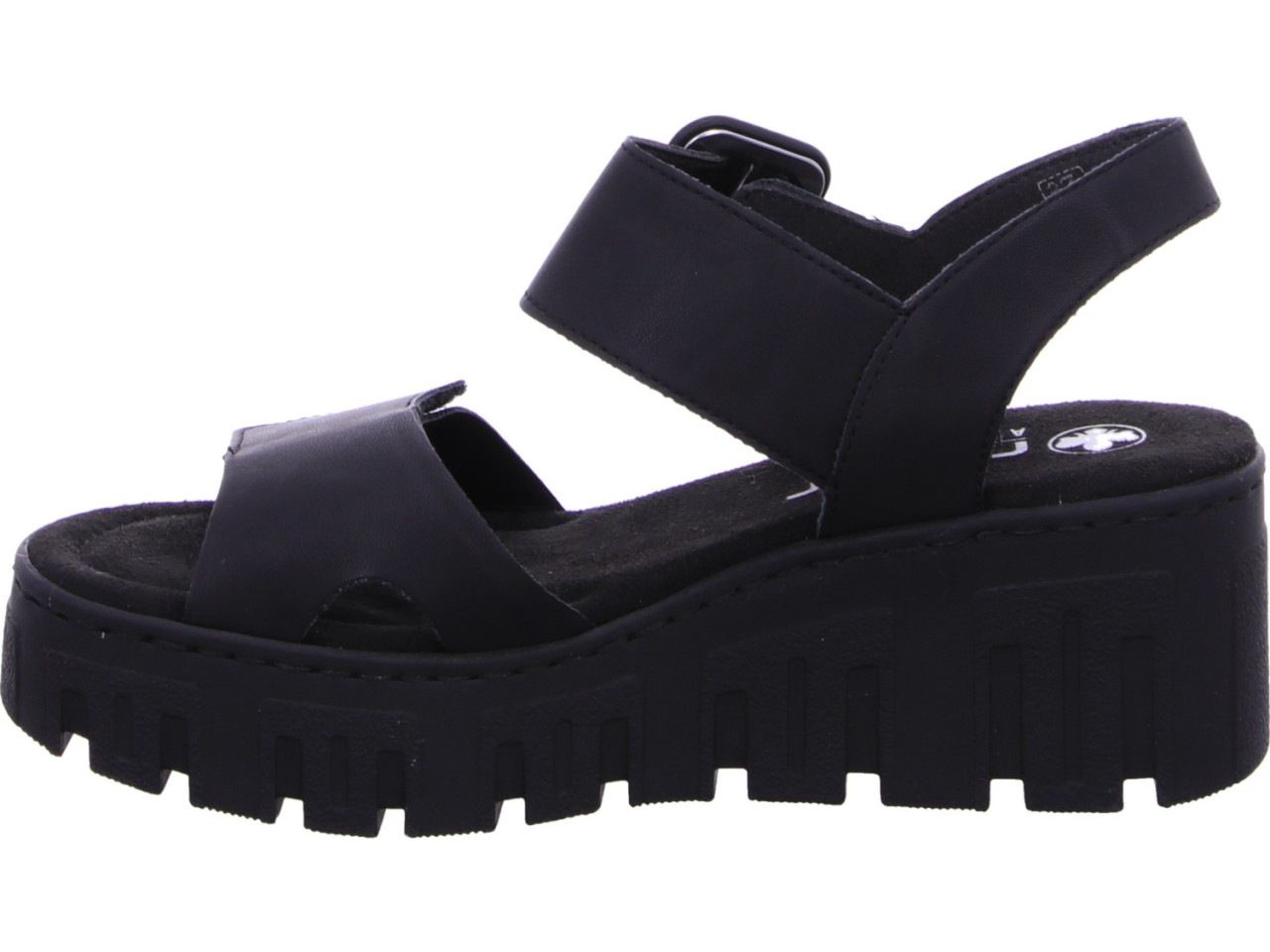 RIEKER Komfort Sandalen schwarz FSK Damen Sandalen