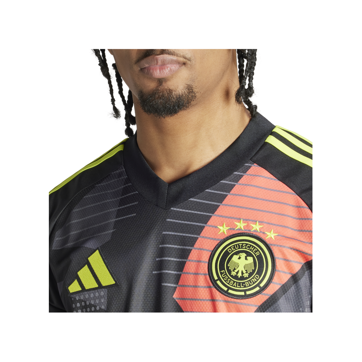 adidas DFB Deutschland TW-Trikot EM 2024 Schwarz