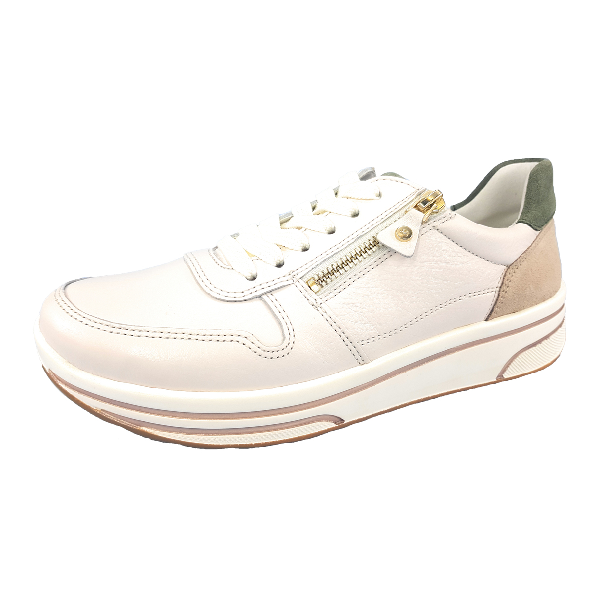 Ara Sapporo 1232440-19 Weiß 19- Cream / Thyme / Shell
