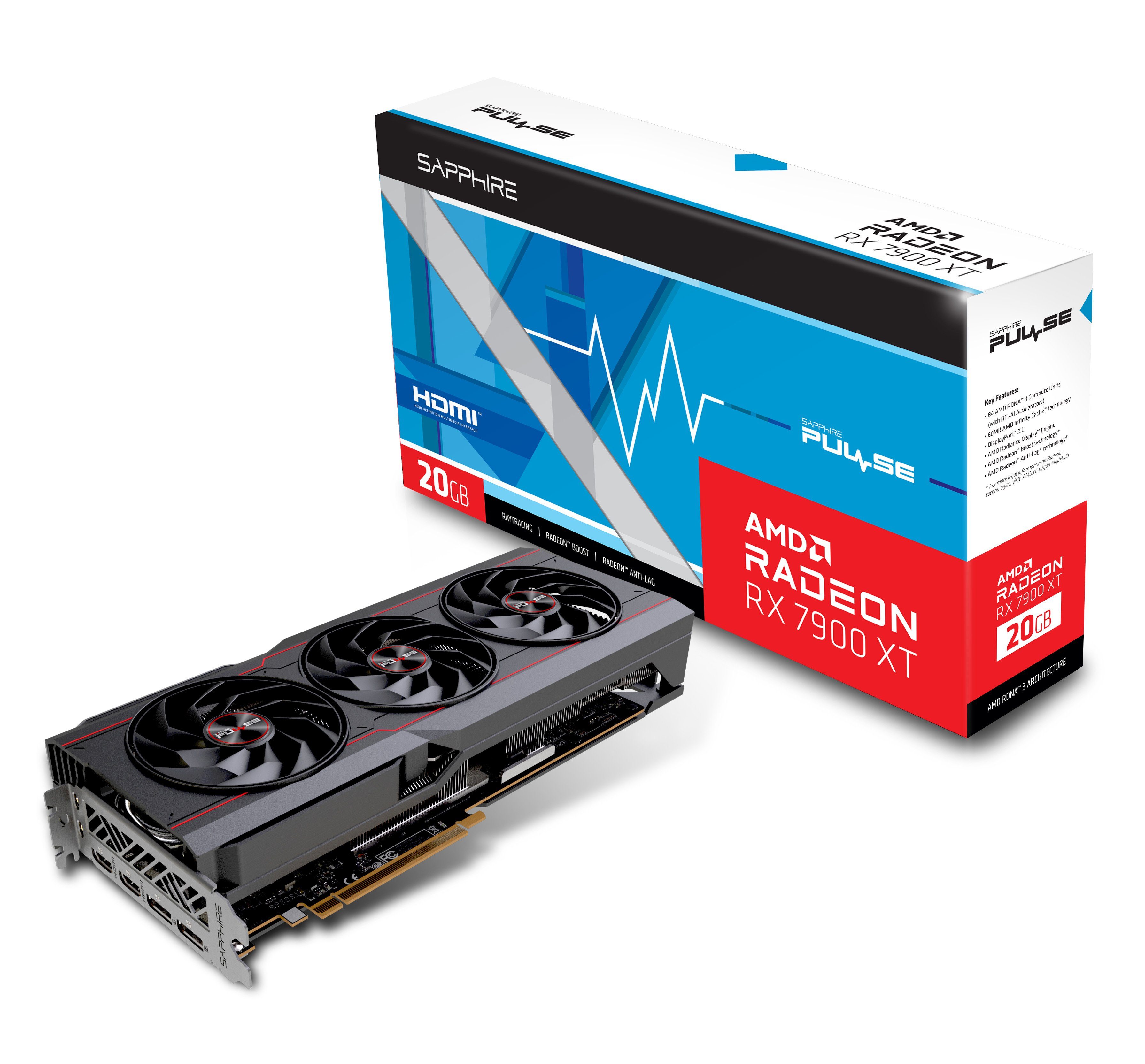 Sapphire Pulse Radeon RX 7900 XT Grafikkarte (GDDR6)