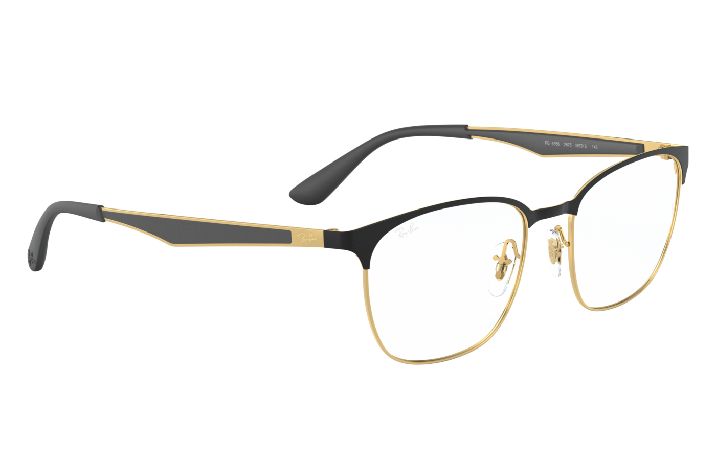 RB6356 OPTICS - Negru lucios pe auriu