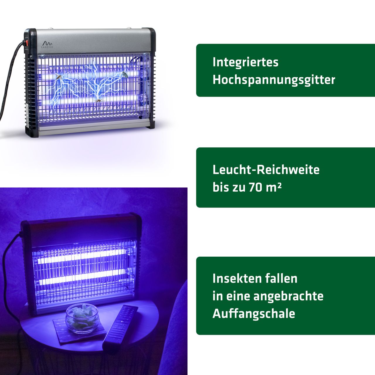 Gardigo Insekten-Vernichter Profi 70 m²