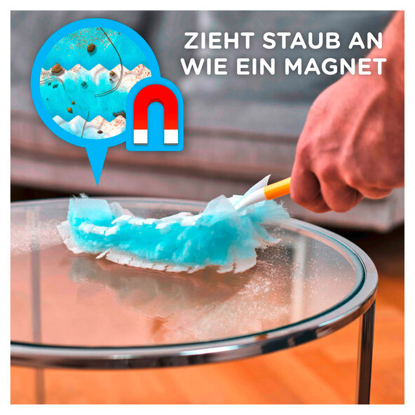 Duster Staubmagnet Kit (Griff + 15 Tücher)