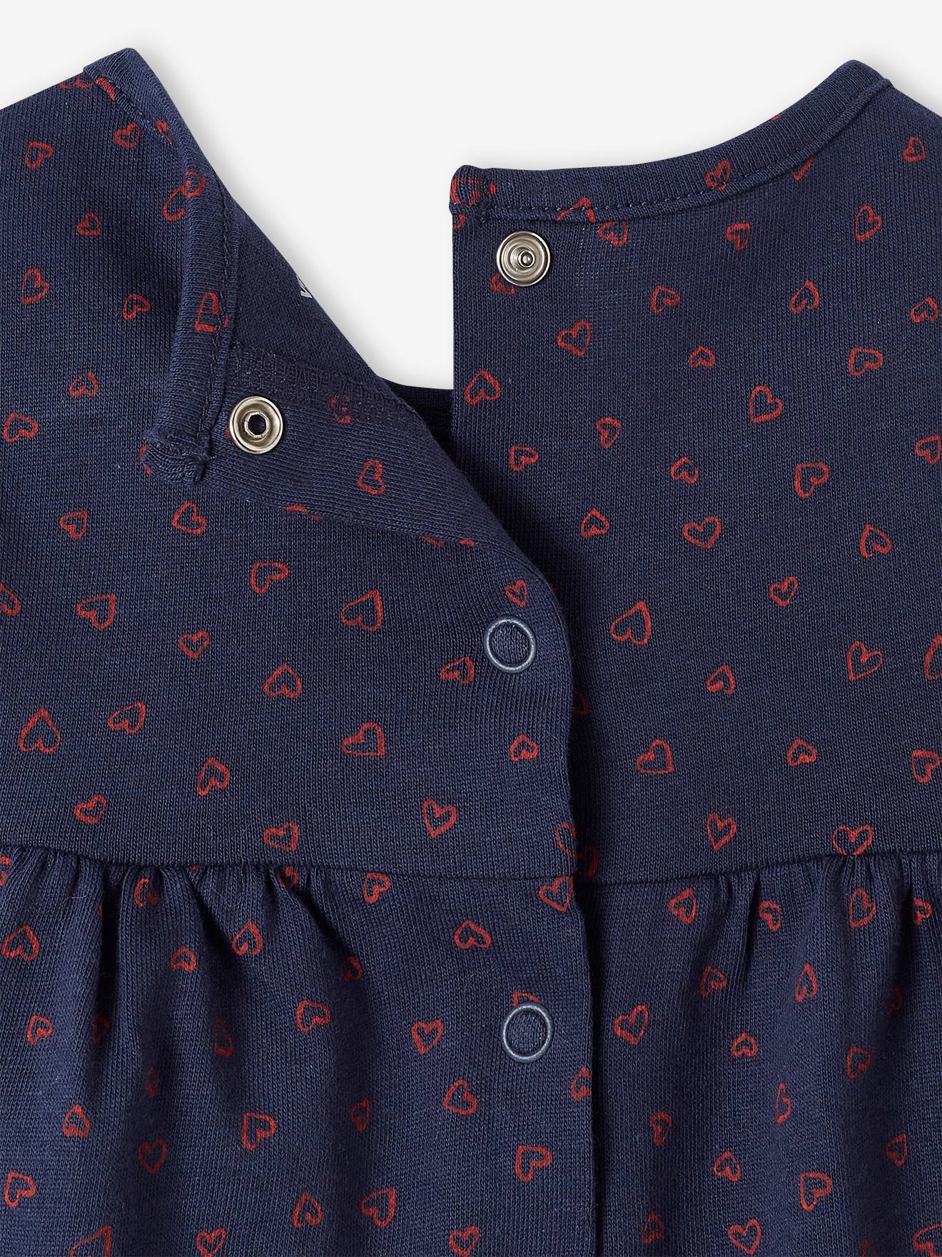 T-shirt imprimé bébé fille bleu nuit