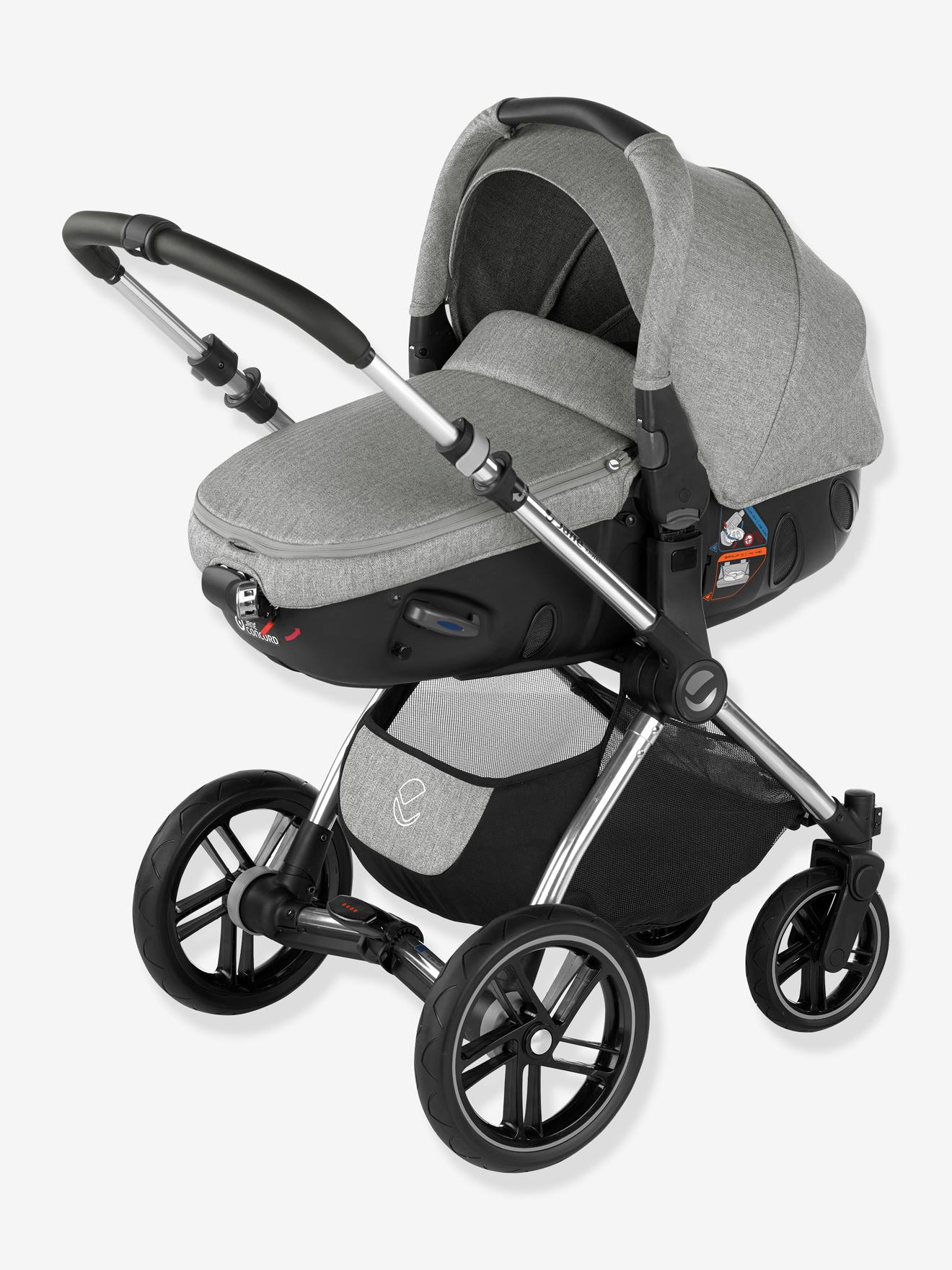 Combiné duo JANE poussette Kawai + nacelle coque auto Matrix Light 2, collection 2022 gris (dim grey)