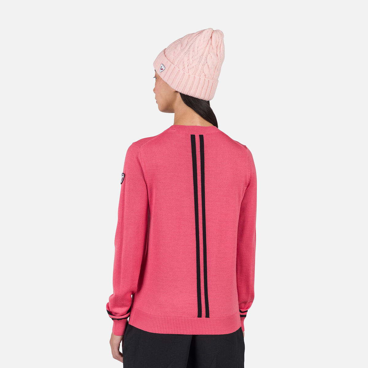 Damenpullover mit Rundhalsausschnitt