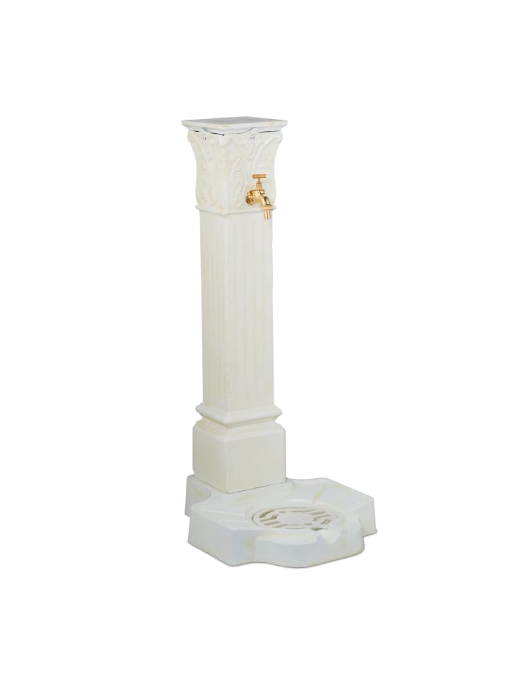 relaxdays Standbrunnen in Weiß - (B)47 x (H)93 x (T)38 cm günstig kaufen onesize