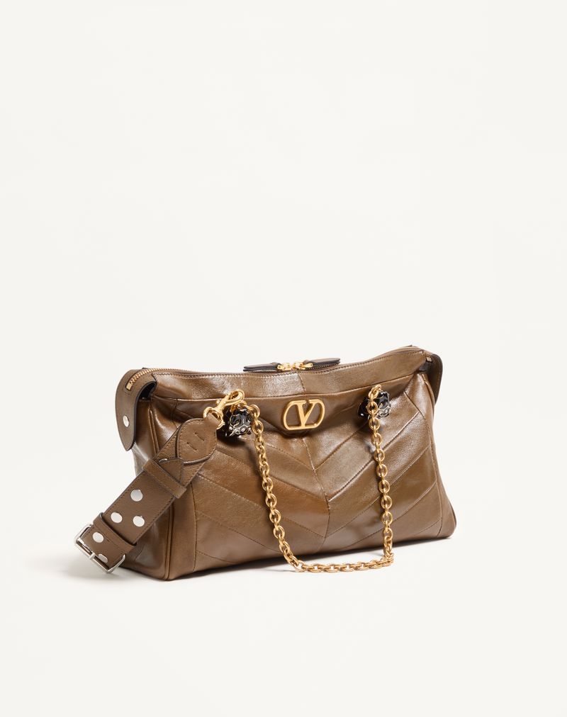 Bolsa de ombro Valentino Garavani Panthea Chevron Nappa