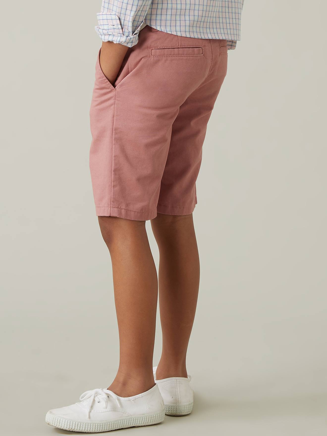 Bermuda chino garçon CYRILLUS vert sauge