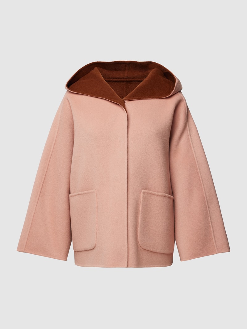 Jacke mit Druckknopfleiste Modell 'MAGNO' in lachs