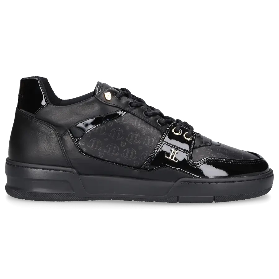 Leandro Lopes - Sneaker low JORDY V Kalbsleder - schwarz