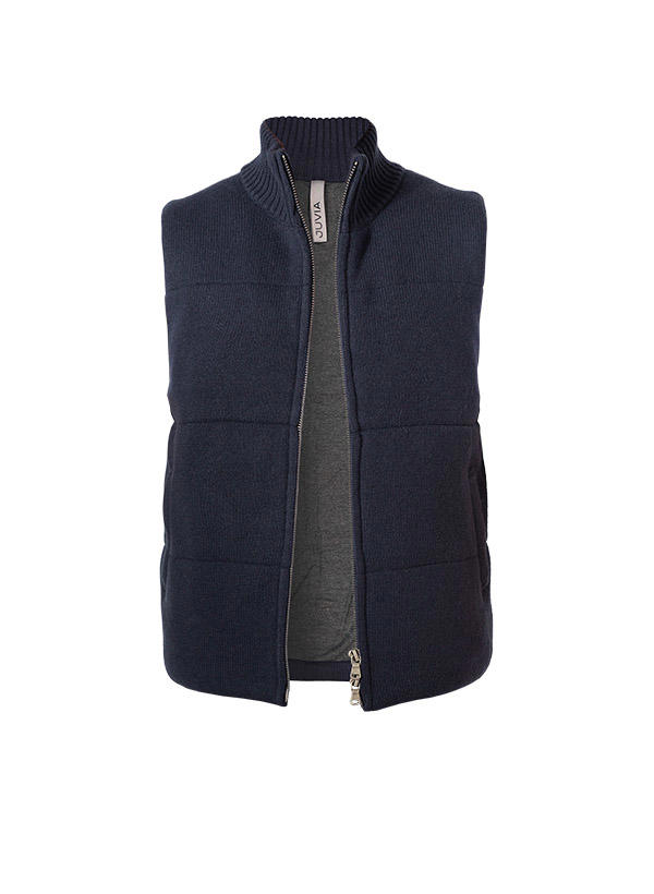 JUVIA, Strickweste, Wolle wattiert, navy