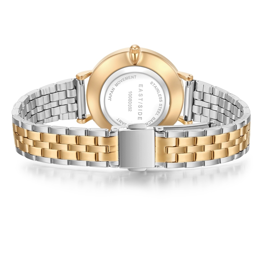 EASTSIDE Montre à quartz Bloomfield en Or jaune Acier inoxydable en Argent/or jaune Montre
