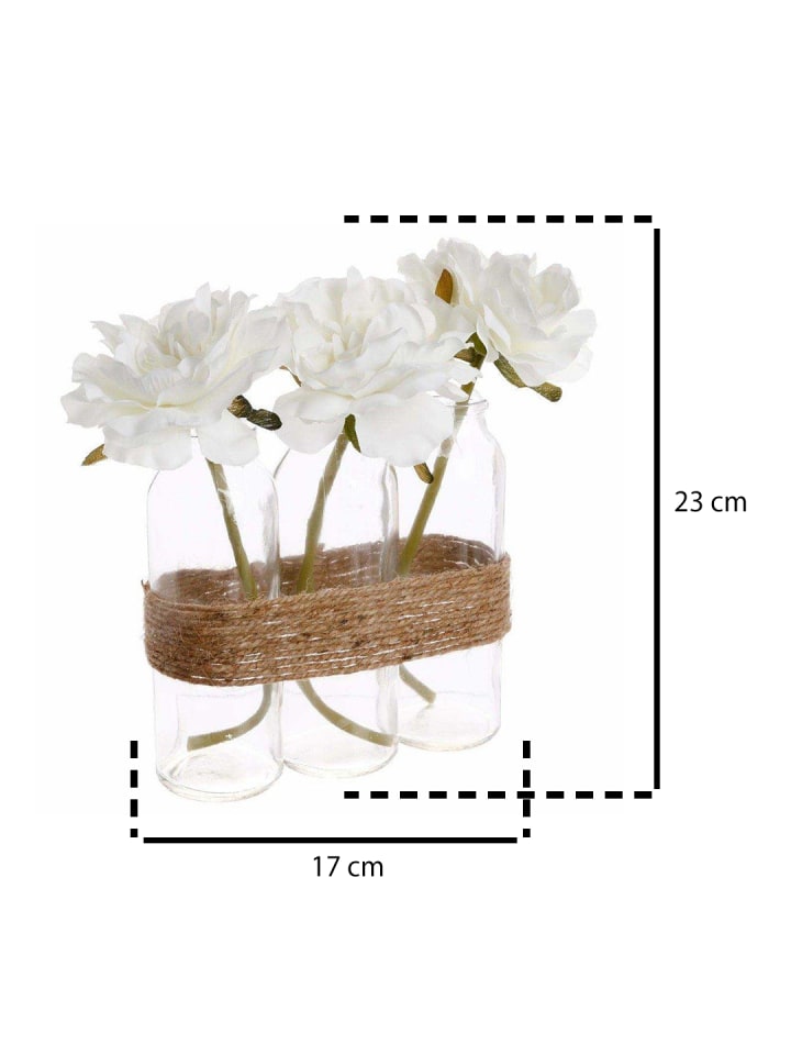 Atmosphera Créateur d'intérieur Kunstblumen in einer Vase in beige günstig kaufen onesize
