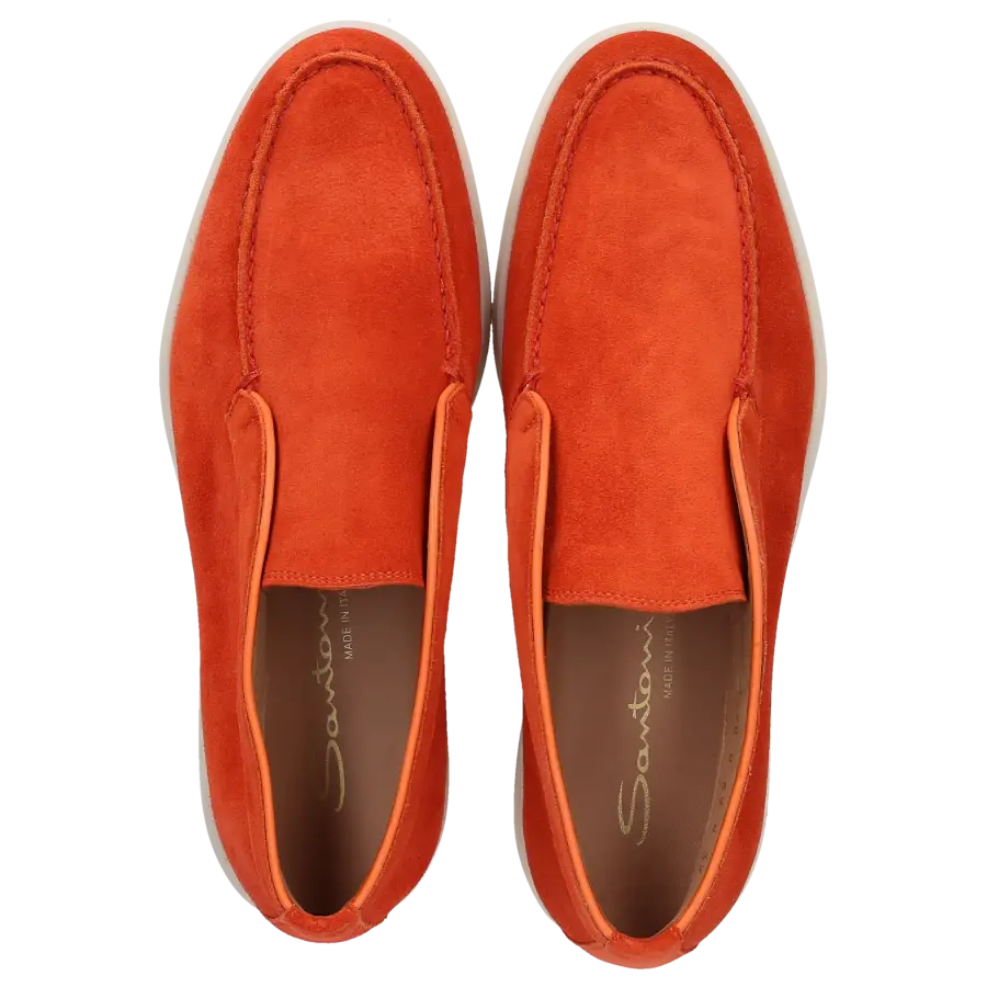 Santoni - Stiefeletten DESERT BOOT Veloursleder - orange