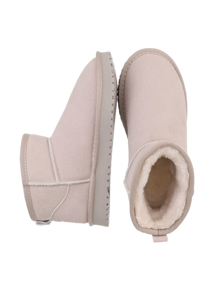 Ital-Design Stiefelette in Beige günstig kaufen