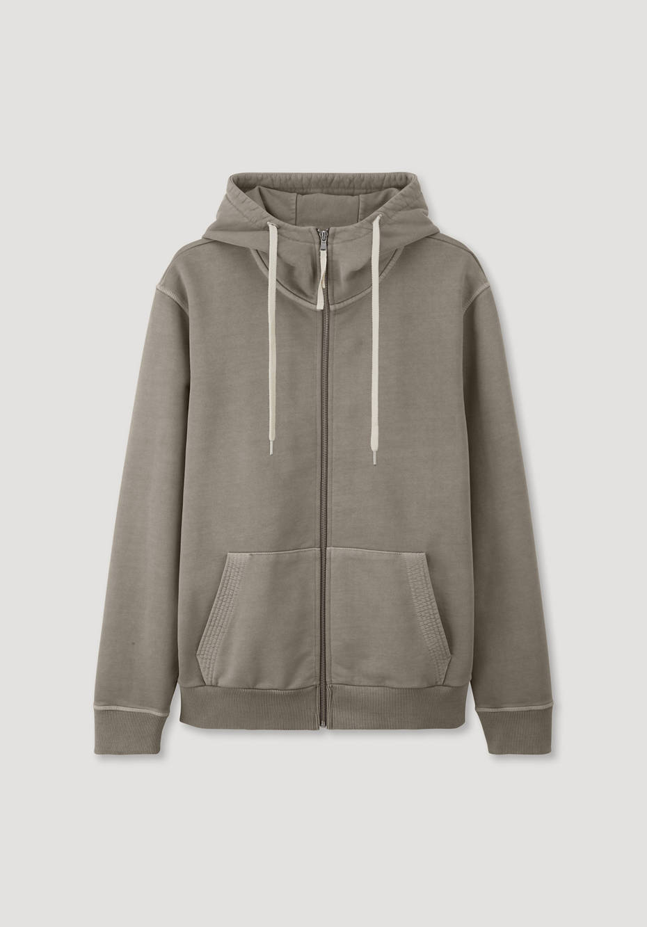 Zip-Hoodie aus reiner Bio-Baumwolle