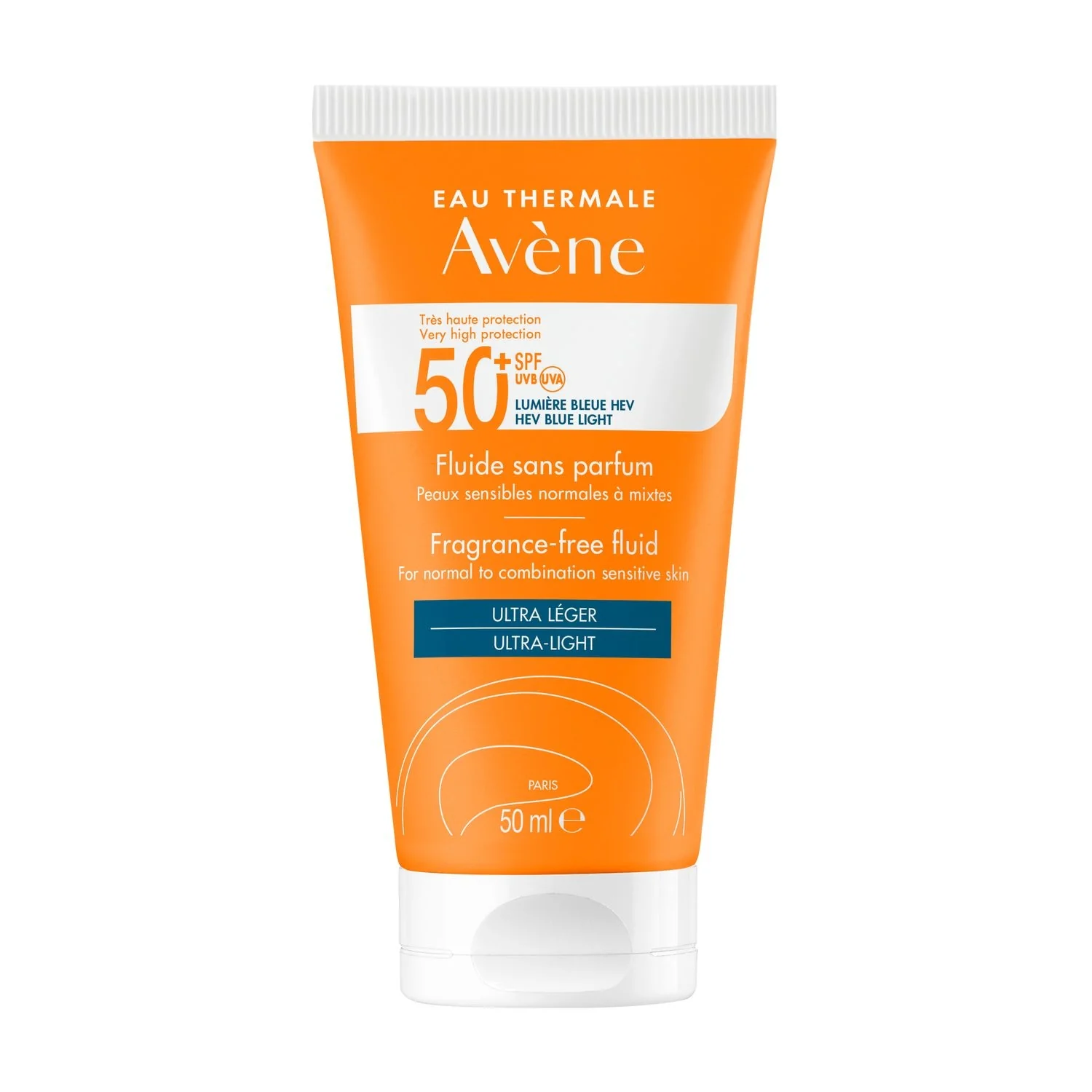 Hajusteeton aurinkovoide SPF50+ - Tehokas aurinkosuoja kasvoille.