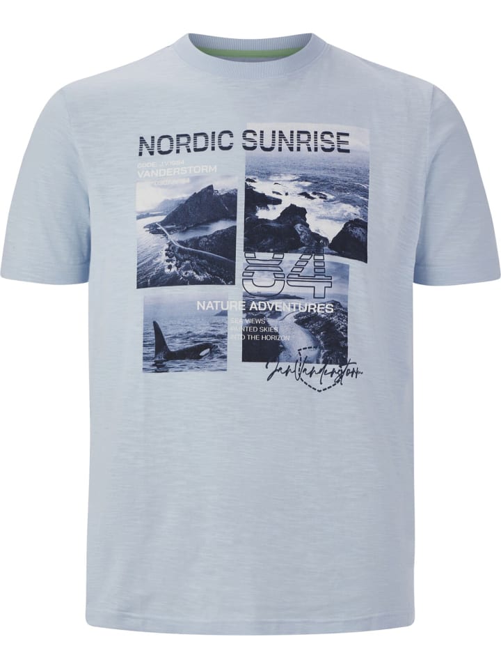 Jan Vanderstorm T-Shirt INGTON in hellblau günstig kaufen