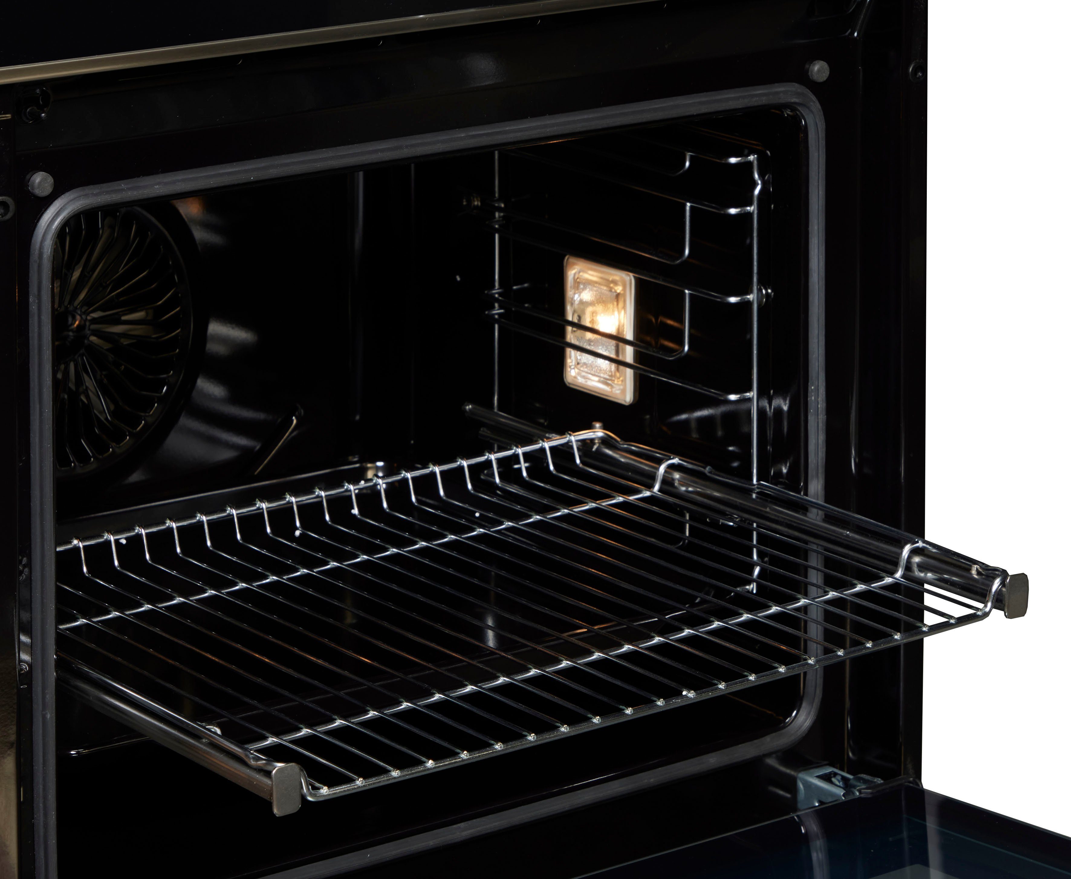 BEKO Einbaubackofen BBIM13400XS, BBIM17400BS, mit 1-fach-Teleskopauszug, SteamShine