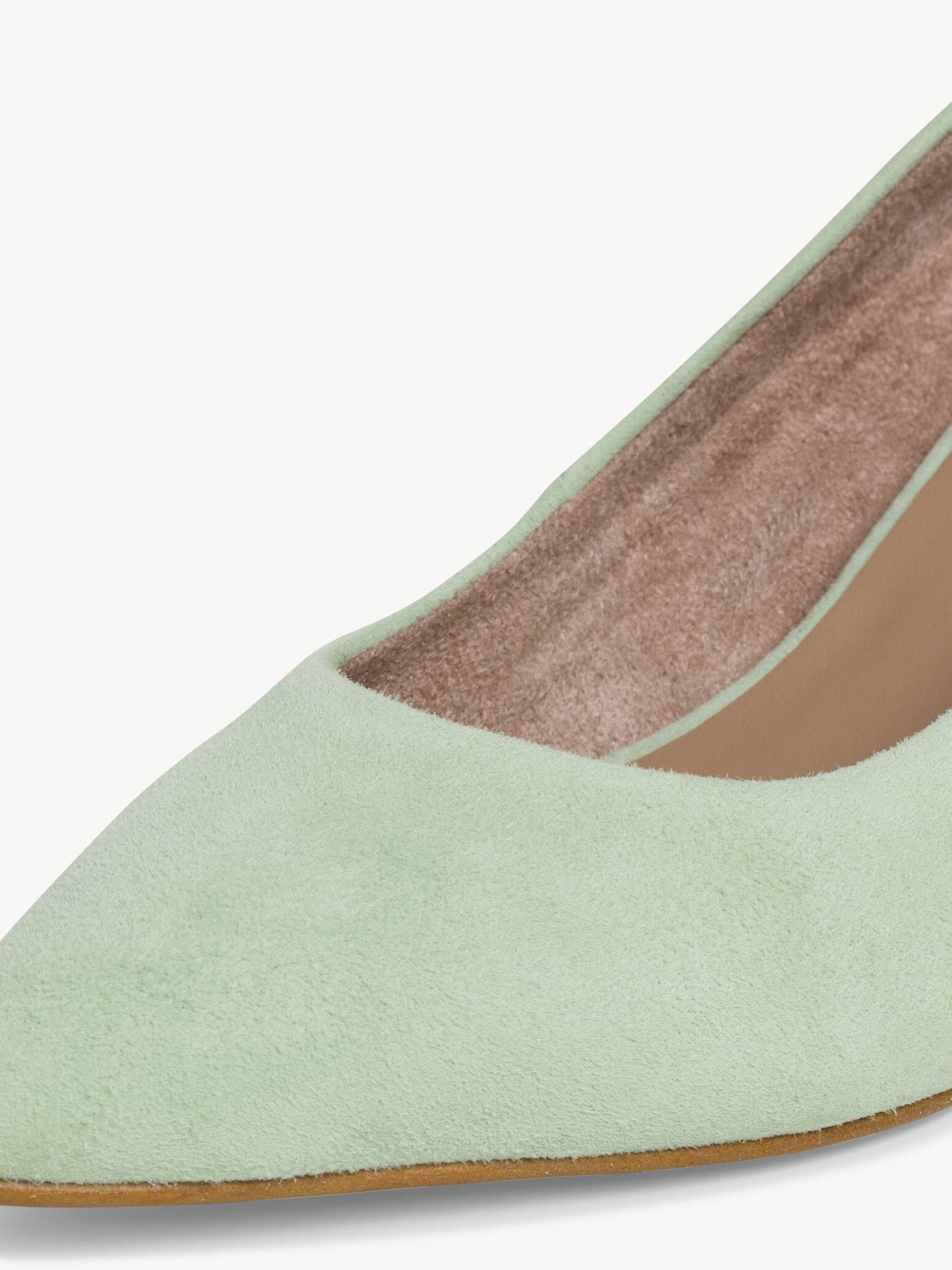 Escarpin en cuir - vert