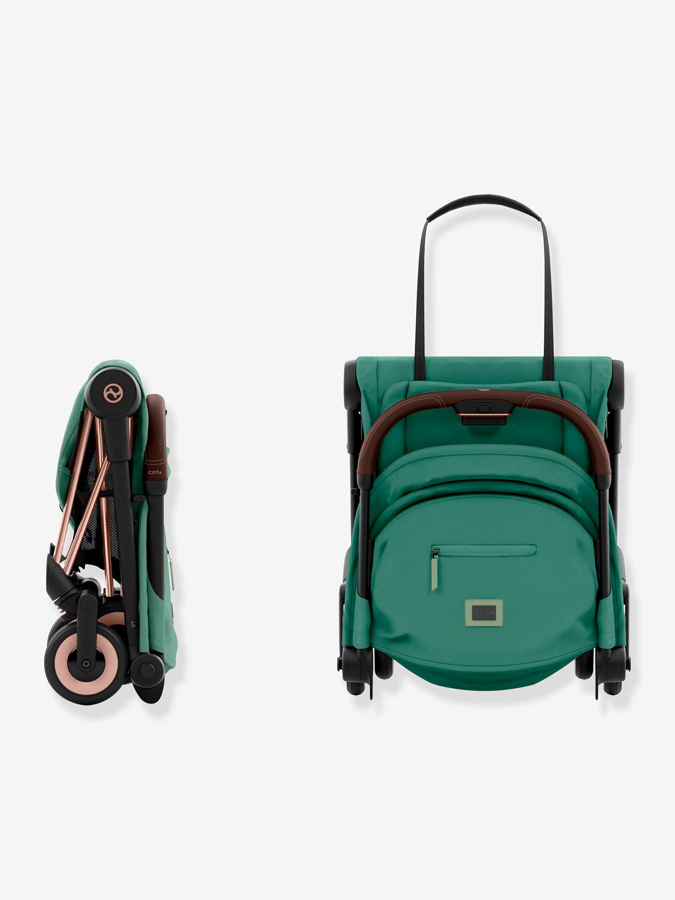 Poussette CYBEX Platinum Coya chrome brown/mirage grey
