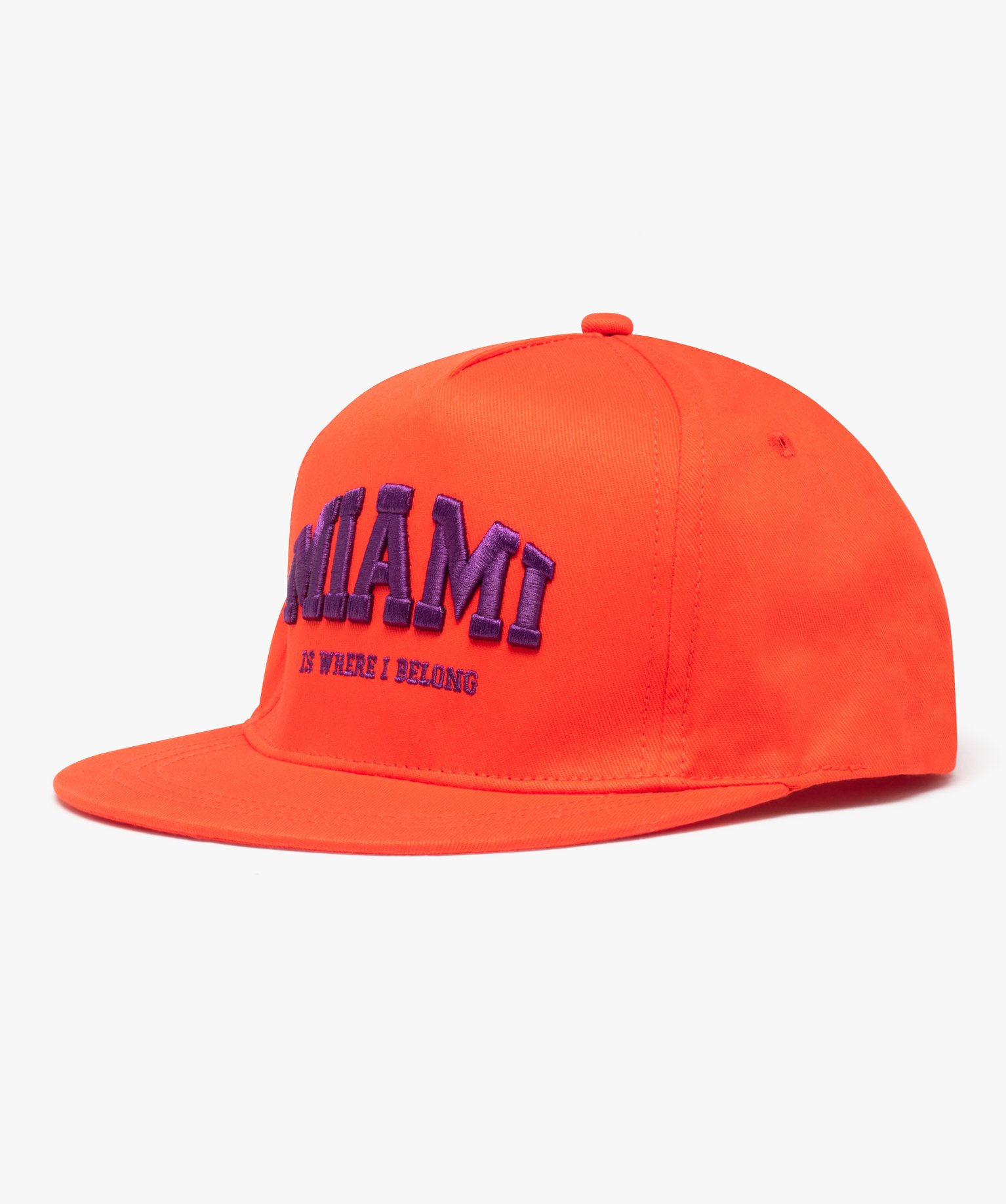 Casquette mixte avec inscription Miami brodée rouge clair | GEMO