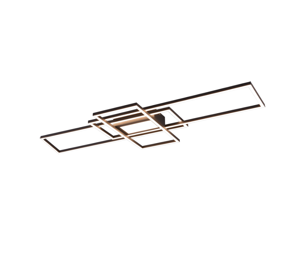TRIO LED Deckenleuchte Irvine Anthrazit