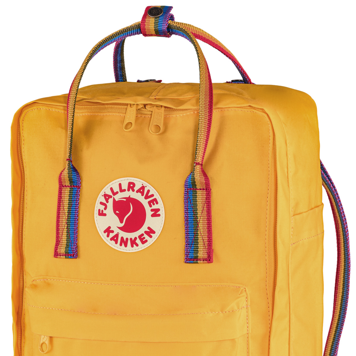 Fjällräven Kanken Rainbow Rucksack gelb