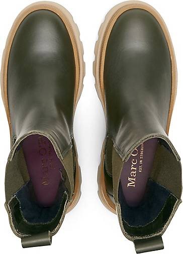 Marc O'Polo Hoher Chelsea-Boot aus glattem Kalbleder