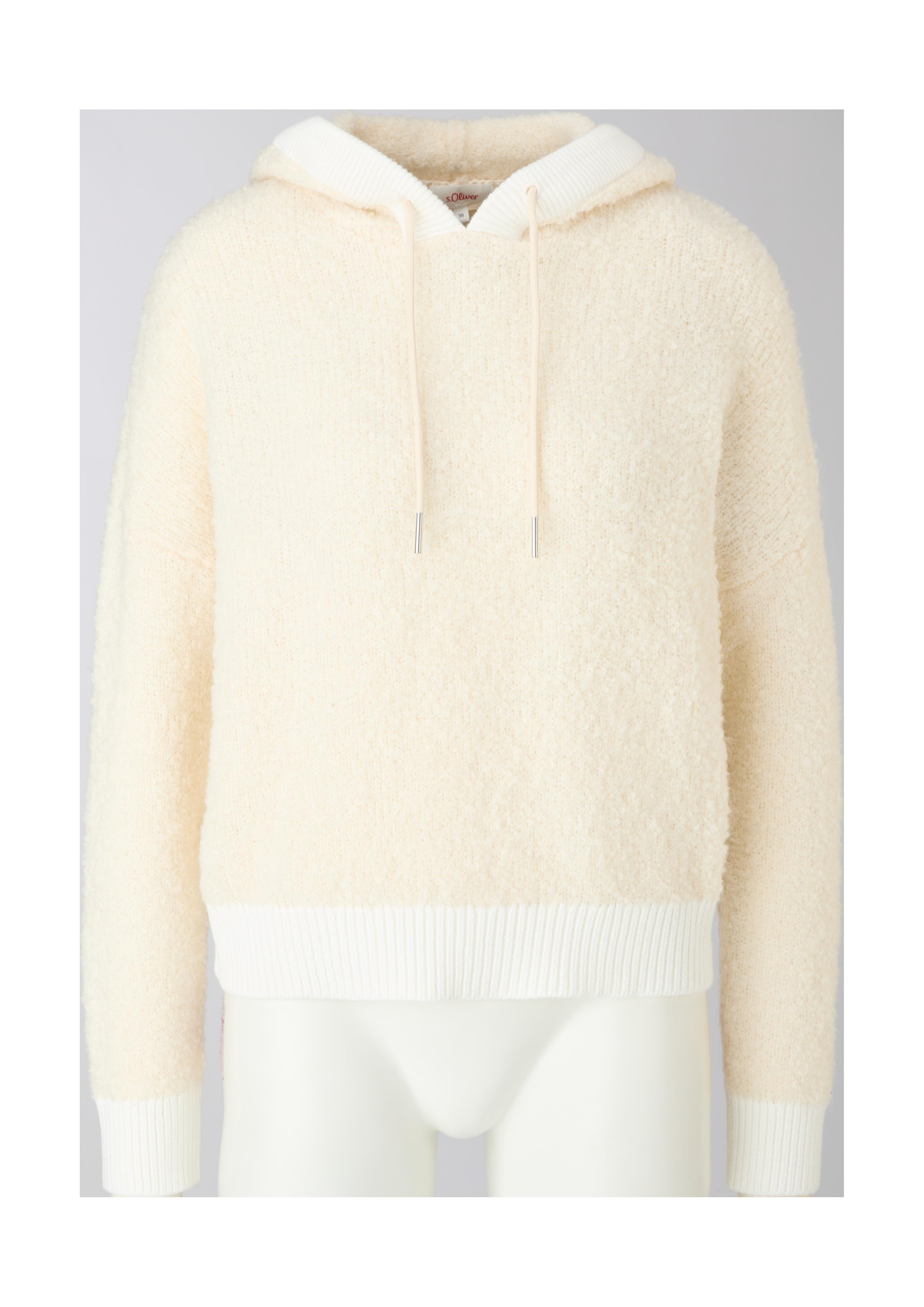 Teddy-Hoodie mit Alpaka  2121276-8100
