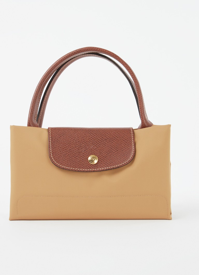 Τσάντα Longchamp Le Pliage Original M με δερμάτινες λεπτομέρειες
