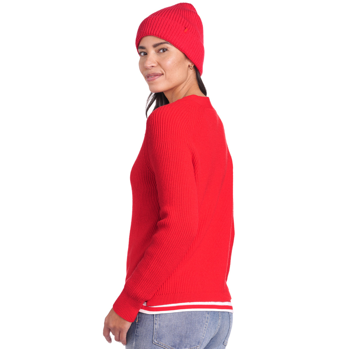 Damen Strickjacke mit V-Ausschnitt