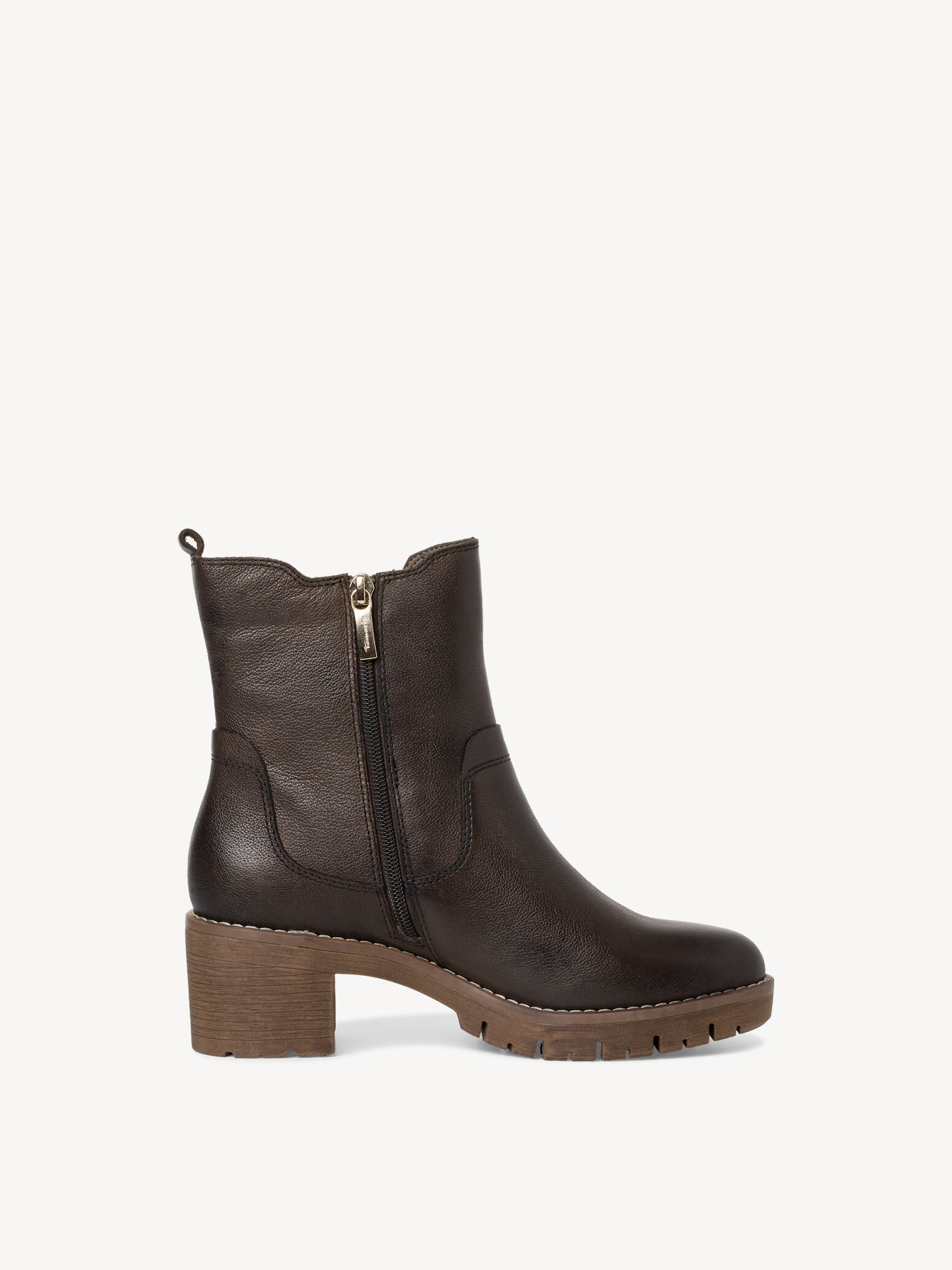 Bottine Chelsea en cuir - vert